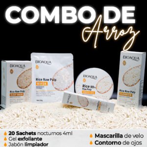 COMBO DE ARROZ X5 CON GEL + CAJA DE SEG