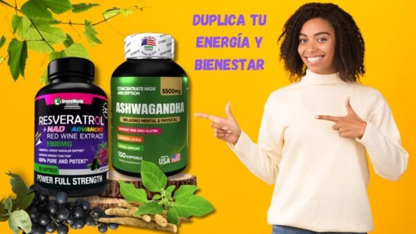 Combo Resveratrol +NAD Advanced + Ashwagandha