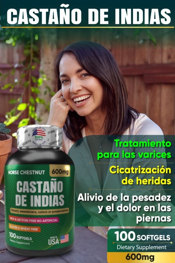 Castaño de Indias x 600 mg