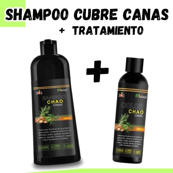 SHAMPOO CUBRE CANAS MALAYA CON TRATMIENTO