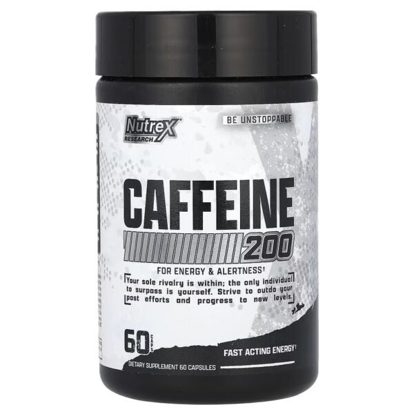 CAFFEINE 200 · 60 CAPS NUTREX