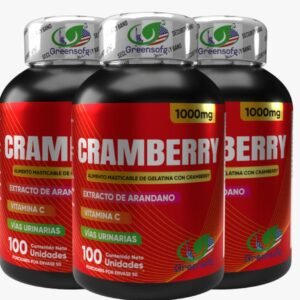 COMBO CRAMBERRY X 1000 MG con Invima X 3