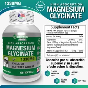 Magnesium Glycinate 1330mg
