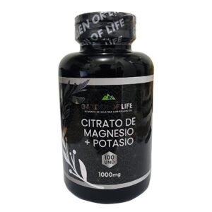 CITRATO DE MAGNESIO+POTASIO X 100 Softgels. Garden